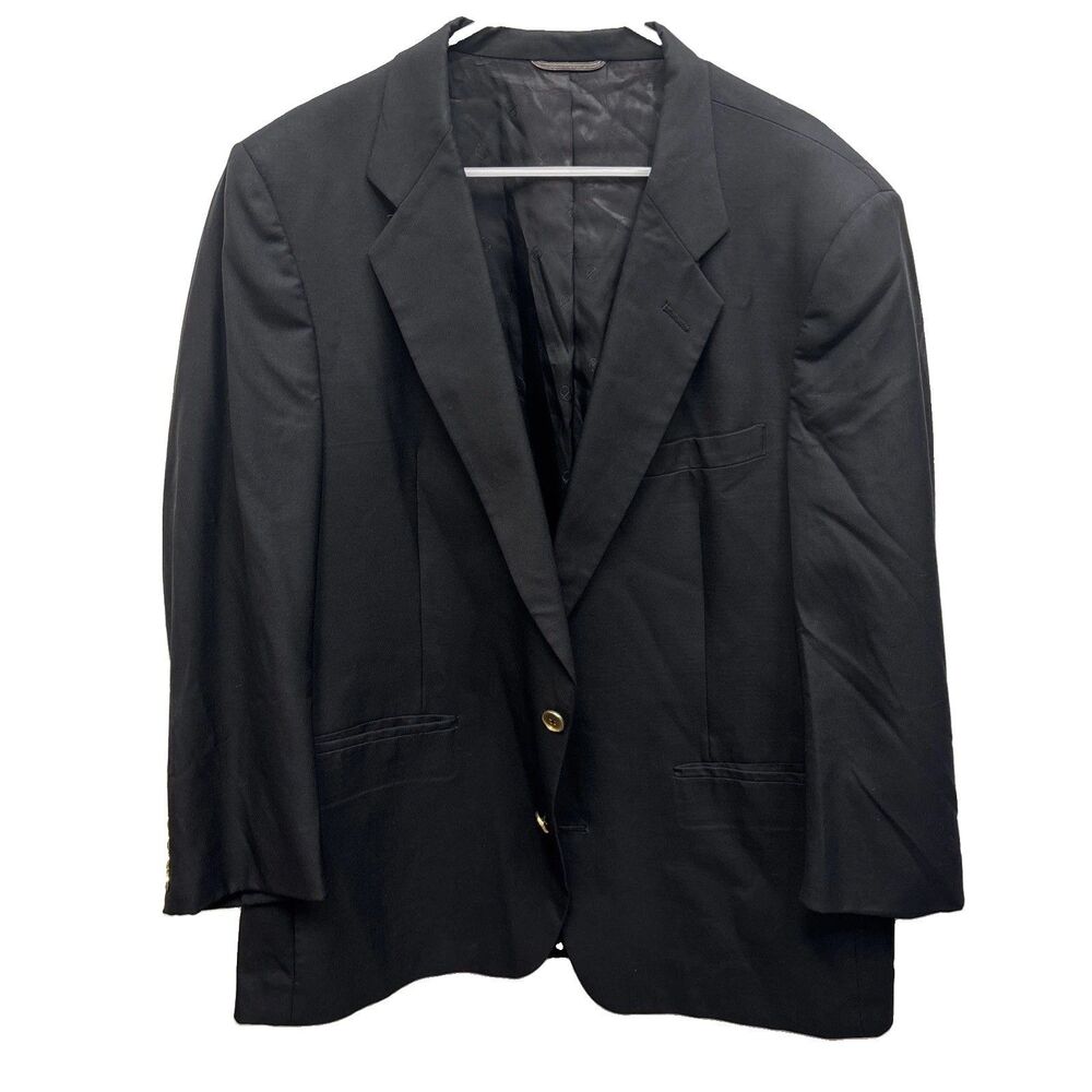 Christian Dior Le Connaisseur Blazer Jacket Men 46S Black Wool Suit Coat Lined